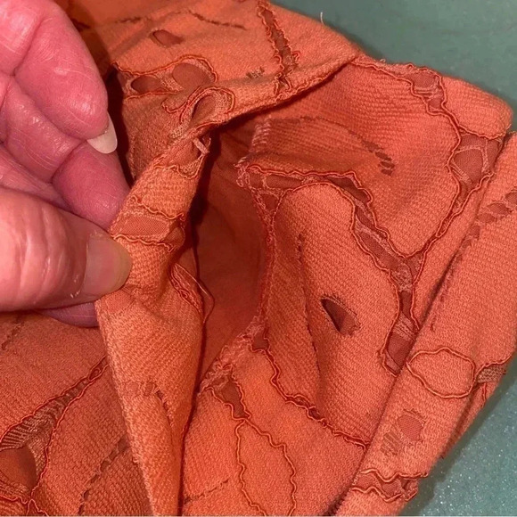 VINTAGE Sexy Anthropologie Dolly Lace Pants Size 2 - Picture 8 of 12